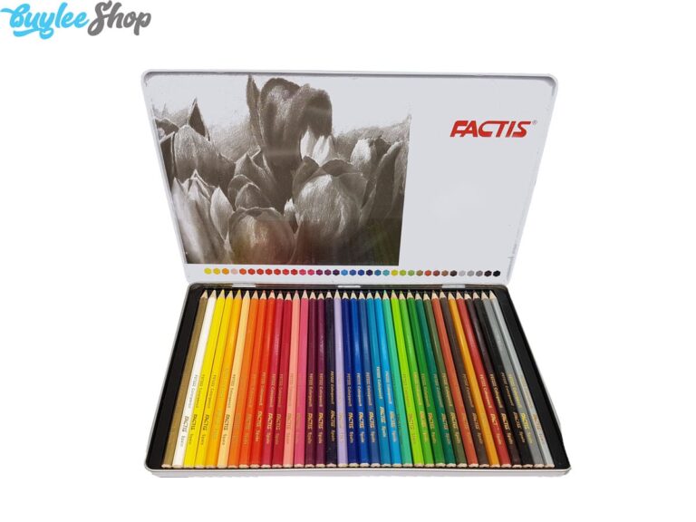 مداد رنگی 36 رنگ فکتیس جعبه فلزی