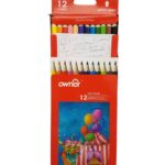 مداد رنگی 12 رنگ اونر جعبه مقوایی