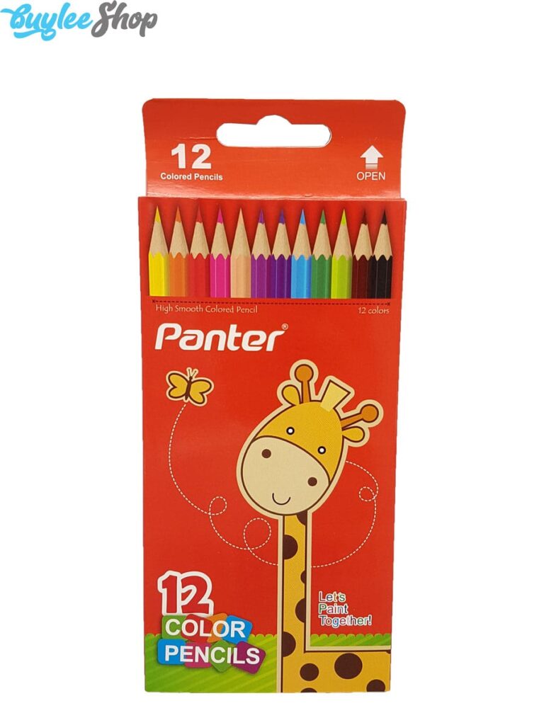 مداد رنگی 12 رنگ پنتر جعبه مقوایی