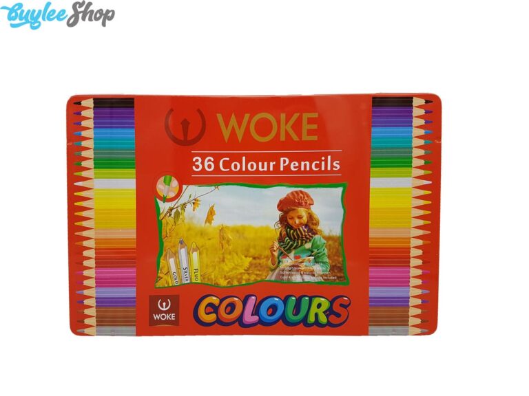 مداد رنگی 36 رنگ ووک جعبه فلزی